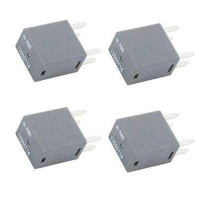 4 pcs 4 pin 13500114 8385 Multi Purpose Relay Compatible with GM LS LT LX SL GT GS Base Formula More Compatible with CHEVY ASTRO AVALANCHE EXPRESS SILVERADO SUBURBAN 1500 2500 3500 BLAZER C1500 IMPALA