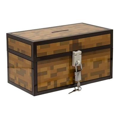 Minecraft Official Chest Money Bank – Gamer Room Decor & Gift for Boys and Girls – Piggy Bank for Bedroom or Playroom | Paladone