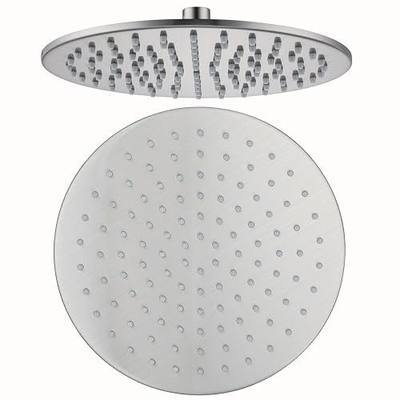 RANDOM Rain Shower Head Brushed Nickel Rainfall Shower Head High Pressure Shower Head Rainfall Stainless Steel Shower Head 10 Inch Round Waterfall Showerhead,Full Body Coverage.72088BN-10