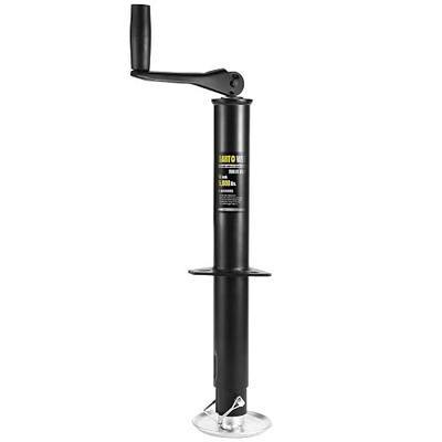 5000 lbs A-Frame Trailer Jack, 15" Vertical Travel with Adjustable Drop Leg, Heavy Duty top Wind Trailer Jack for Utility, Yacht, and Camper Trailers