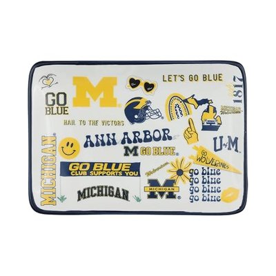 The Memory Company Officially Licensed NCAA - University of Michigan Team Spirit Trinket Tray