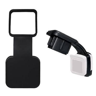 2 Inch Rubber Trailer Hitch Cover, Durable Tow Hitch Covers, Car Exterior Accessories Fits for 2 Inches Hitch Receivers, Hitch Cover Tube Plug Cap for Trucks, Black