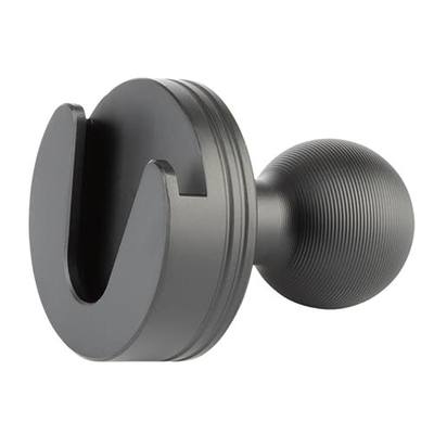Bulletpoint Mounting Solutions Aluminum Handheld CB Radio Mic Holder Mount with Integrated 20mm Ball