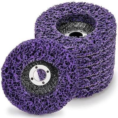 Elsjoy 6 Pack 4" x 5/8" Strip Discs for Angle Grinder, Rust Remover Wheel Grinder Paint Stripping Wheel, Paint Removal Disc, Clean and Remove Scaling and Oxidation