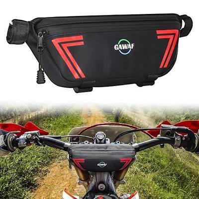 Upgrade Motorcycle Handlebar Bag, Universal Waterproof Motorcycle Tool Bag, Bicycle Front Storage Bag Fit for SURRON LIGHT BEE X, S X160, X260, Talaria Sting Segway Electric Dirt Bike