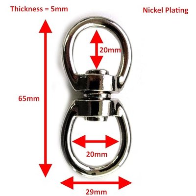 Swivel Eye Hook - Heavy Duty Swivel - Stainless Steel Swivel - Swivel Hooks - Chain Swivel - Swivel D Ring - Swivel Shackle