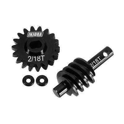 INJORA 18T Underdrive Worm Differential Axle Gears for 1/24 SCX24 AX24