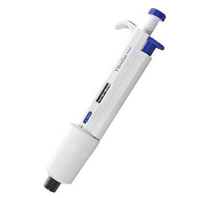 High-Precision Adjustable Single Channel Pipettor 1-10 ml for Laboratory | High Accuracy, Manual Variable Volume Micropipette Compatible with Molecular Biology and Cell Culture Research