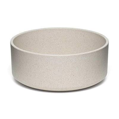 Loving Pets - Dolce Bamboo - Eco-Friendly Pet Bowls & Dishes for Dog, Cats, Puppy Food and Water Dish -Sustainable and Dishwasher Safe, Made with Real Bamboo (Small, Oat-Beige)