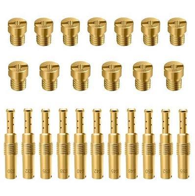 Strongthium 24 Pcs Carburetor Jet Kit for Nibbi FCR-MX PE PJ PZ PWK CVK GY6 99101-393 N424-21