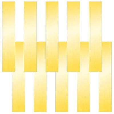 Brass Strip, Brass Sheet Brass Shim Stock Assortment Metal Shims, 6" Length x 1" Width, 0.001", 0.002", 0.004", 0.006", 0.008", 0.012", 0.016", 0.02" Thickness, 16 Pieces