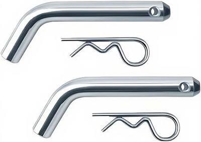 Heavy-Duty Trailer Hitch Pin & Clip with Grooved Head,Trailer Hitch Pin & Clip, 5/8-Inch Diameter,Fits 2-1/2 or 3-Inch Receiver(2Packs)