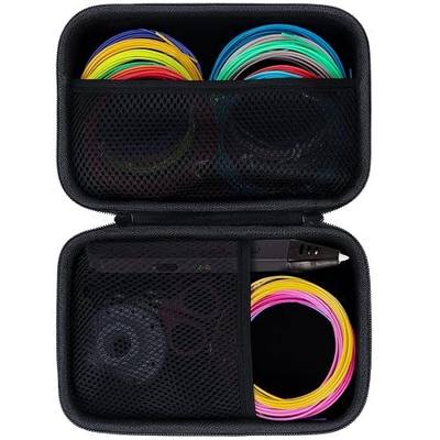 Lebakort Hard Case Compatible with SCRIB3D P1 Advanced / MYNT3D Super Professional Printing / 3Doodler Pro / 3Doodler Flow / PIKA3D PRO 3D Printing Pen (Black Case)