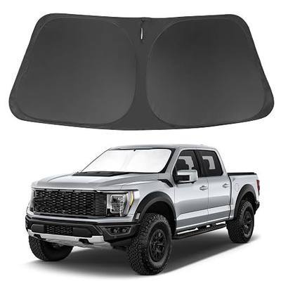Windshield Sun Shade Compatible with 2015-2021 2022 2023 2024 2025 2026 Ford F150 F-150 (Lariat, King Ranch, Platinum, XL XLT Limited Raptor) Accessories Sunshade Shield Protector