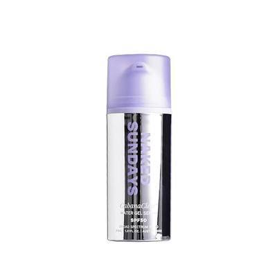 Naked Sundays CabanaClear SPF 50 Face Sunscreen Serum, No White Cast, Invisible Water Gel with Hyaluronic Acid, Broad Spectrum UVA/UVB, Hydrating, Silicone-Free, Fragrance-Free, All Skin Types - 30ml