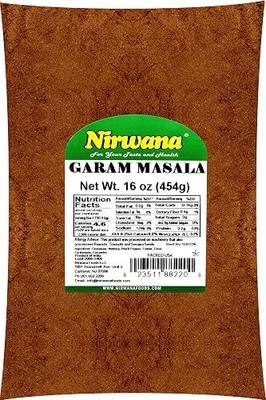 Authentic Garam Masala Spice Blend – Aromatic Indian Seasoning for Curries, Soups & Marinades – Perfect with Turmeric, Cumin, and Ginger 1 lb by Nirwana