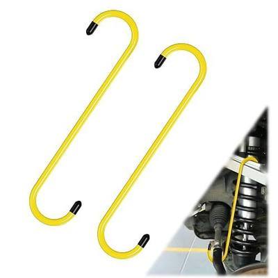 BFXM 2PCS Brake Caliper Hanger Compression Mechanic Tool with Rubber Tips, Durable Steel, Rust-Proof Automotive Tools for Braking, Axle, Suspension, Herramientas para Extensión de Frenos
