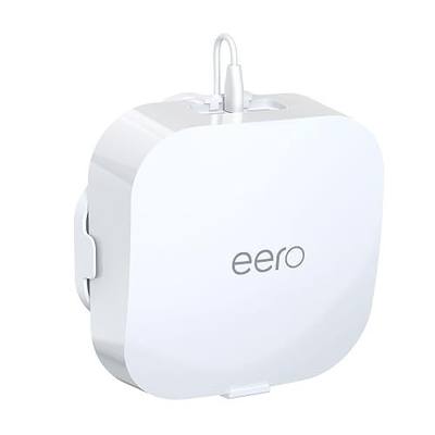 HomeMount Wall Mount for eero Pro 6/6E, Custom Fit, 1 Mount | Hide Router Cables, Secure Screw Installation, Durable ABS Construction, Signal-Friendly Design, Clean Wall Setup
