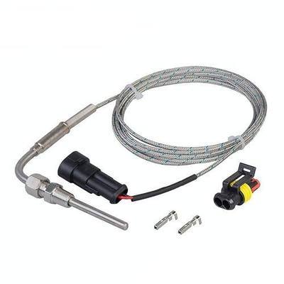 EGT K Type Thermocouple Exhaust Probe High Temperature Sensors | With 1/8 NPT and Connector for Car Gas Temperature Measurement