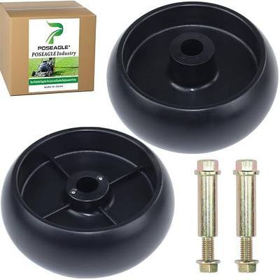2 Pack GX10168 Deck Wheel for John Deere Z425 Z445 D140 Tractors | Replaces GX10168 Gauge Wheels for John Deere L110 Z335E X350 D110 L130 D105 LA115 LA105 D130 Z355E Z515E Z525E LA135 Z345R