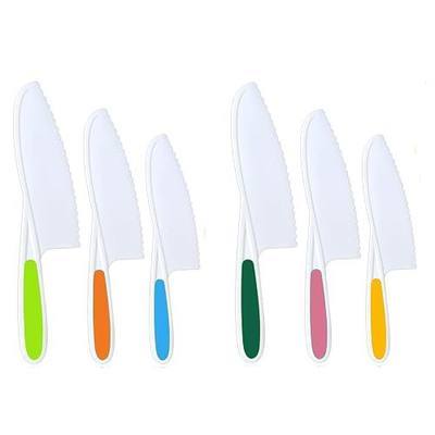 Knives for Kids, 6-Piece Kitchen Cooking and Baking Knife Set, Children's Knives for Real Cooking, BPA-Free Kids' Toddler Tool