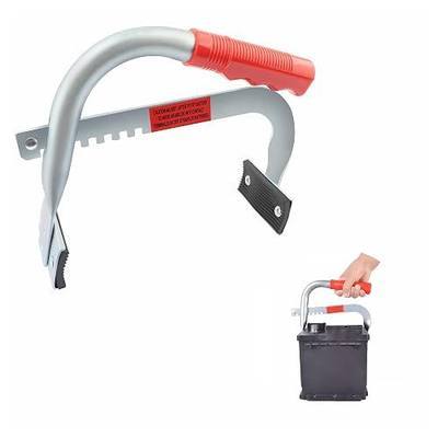 Heavy Duty Battery Carrier,Ergonomic&Adjustable 4.5 to 7.5 Inch Battery Hold Down Kit,Car Battery Carrier Tool with Rubberized Non-Slip Mounting Feet for Battery Holdling