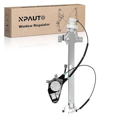 Front Driver Side Power Window Regulator with Motor for 2003-14 Ford E150 E250, 1992-02 E150 E250 Econoline Club Wagon, 03-05 E350 Club Wagon, 92-98 E350 Econoline, 1999-14 E350 Super Duty, Left