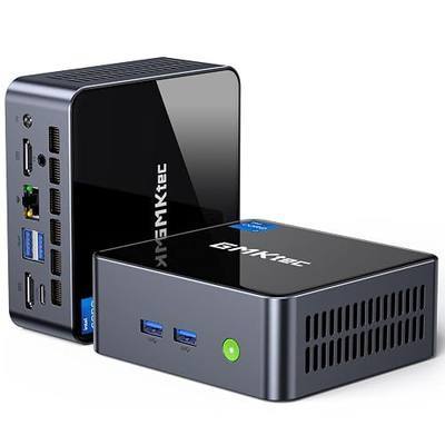 GMKtec M2 Pro S Mini PC Intel Core i7-1185G7 (Turbo 4.8 GHz) Intel Iris Xe | 16GB DDR4 512GB SSD, Desktop Mini Computers WiFi 6, USB4.0, BT 5.2, DP, HDMI, RJ45 2.5G LAN