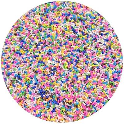 100G 2-5MM Fake Sprinkles Resin Sprinkles Fake Candy Sprinkles Clay Sprinkles Polymer Sprinkles Polymer Clay Slices for Nail Art DIY Crafts Cake Dessert Phone Case(61-Mixed 3)