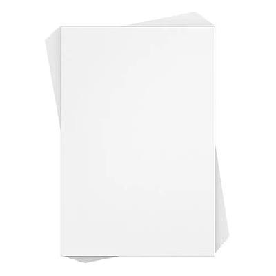 Reskid White Thick Paper Cardstock - 110 lb Card Stock (300 gsm) | 8.5 x 11 inch | 50 Sheets | Heavyweight Cover Stock for Business Cards, Art, Invitations, Stationery Printing (110lb)