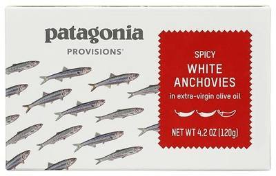 Patagonia Provisions Spicy White Anchovies | Responsibly Sourced in Spain | 22g Protein & Gluten Free | 4.2 Ounce (Pack of 1)