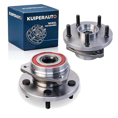 KUIPERAUTO 513159 Pair Front Wheel Hub Bearing Assembly Compatible with 1999 2000 2001 2002 2003 2004 Jeep Grand Cherokee 4.0L 4.7L 5 lugs Non-ABS