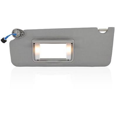 NHILES Left Driver Side Sun Visor Compatible with Honda Pilot 2016-2022 | Fits Honda Ridgeline 2018-2020, Replacement Part 83280-TG7-A12ZB, Wisteria Light Gray