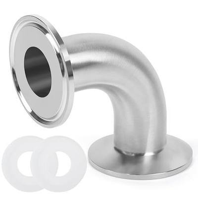 Elbow 1" Tri Clamp Elbow 90 Degree Pipe Fitting 25mm Pipe OD Sanitary Fitting Stainless Steel 304