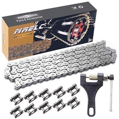 415H-110L Chain +Chain Breaker fit for 49cc 60cc 66cc 80cc 2-Stroke Engine Motor Motorized Bicycle Bike Heavy Duty Chain High Power Racing Parts