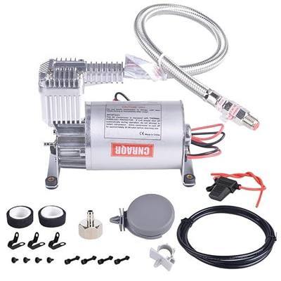 150PSI Heavy Duty Air Train Horn/Air Ride Suspension Compressor 1/4NPT 12V for Car Horns/Pneumatic Suspension Systems/Pneumatic Tools/Car Tires/Motorcycle Tires