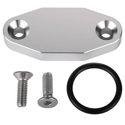 LS Oil Cooler Bypass Block-Off Plate for Gen III IV Series Engines LS1 LSX LS3 LQ4 LQ9 LR4 LS6 L33 LS2 LH6 L92 L76 L98 L9H L20 L94 LZ1 L99 L96 LC8 L77 Port Silver
