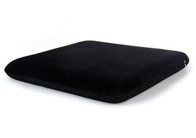 Sigmat Recliner Cushion for Elderly with Memory Foam 20x20x3 Inches Large Square Seat Cushion for Recliner Chair, Floor Pillow, Truck Seat Cushion Black