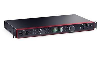 Focusrite Scarlett 18i20 4th Gen USB Audio Interface, for Multitrack Recording, Music Production and Podcasting — High-Fidelity, Studio Quality Recording, and All the Software You Need to Record | 26-In 26-Out, 8 Mic Preamps, 2 Hi-Z Inputs, Dual ADAT, S/PDIF, MIDI, Word Clock, Talkback Mic, Auto Gai