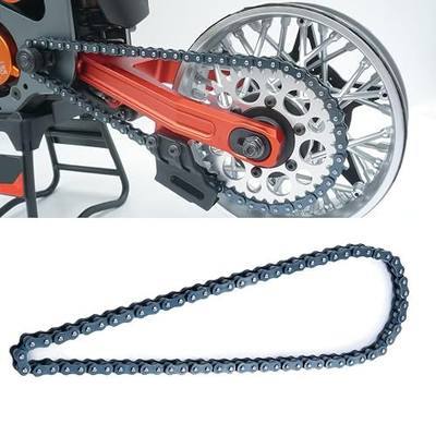 RCHUBAM RC Motor Manganese Steel Chain 70 Roller for the Losi 1/4 Promoto MX Motorcycle Upgrade Original Part #LOS262000