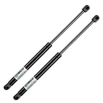 13 inch 100 lb Gas Strut Lift Supports for Camper Shell RV Tool Box, Qty 2 | Stroke 4.6 in, Compressed 8.4 in, 445.0N per Strut, Replaces 95967, Toolbox Bed Cover Cabinet Lid, 2 Pcs