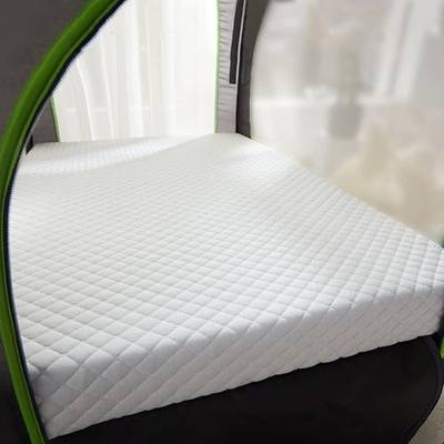 LILNAP 3"" Waterproof Pack and Play Mattress, 38""x26""x3"" Memory Foam Pack N Play Mattresses Pad with Breathable & Removable Cover for Naps Sleep, Portable Playard playpen mattresses Topper, White