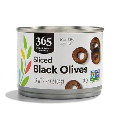 365 by Whole Foods Market, Ripe Sliced Olives, 2.25 Ounce (Pack of 6)