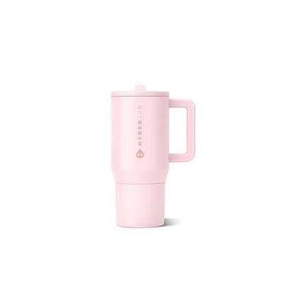 HydroJug Traveler 20oz Kids Insulated Tumbler with Handle, Pink Sand