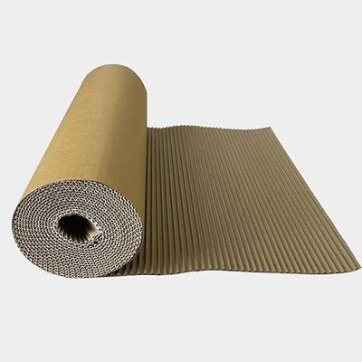 14x 72in Brown Single Face Corrugated B Flute Cardboard Roll ,Shipping Corrugated Roll Paper Corrugated Wrap for Packing, Storage, Shipping, DIY