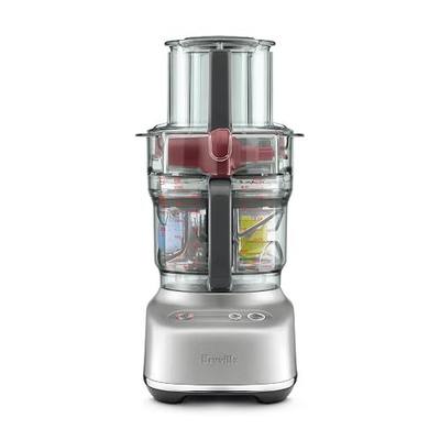 Breville BFP638 Paradice 9 Processor and Dicer, Brushed Stainless Steel | Chop, slice, shred and dice ingredients into precise, uniform pieces with this compact food preparation kit | 9 cup capacity