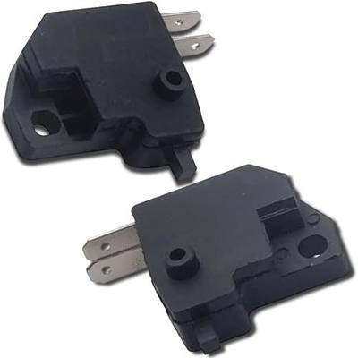 Motorcycle Brake Light Switch 1 Pair,Universal Brake Light Switch Compatible with 50cc-250cc ATV Quad Dirt Bike Moped Scooter Honda Kawasaki Suzuki KTM Yamaha(Left+Right Brake Light Switch)