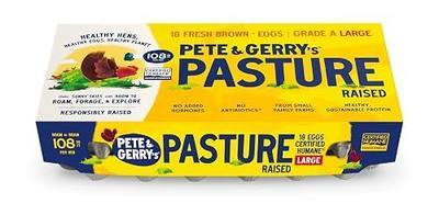 Pete & Gerrys, Eggs Large Grade A Pasture, 18 Count