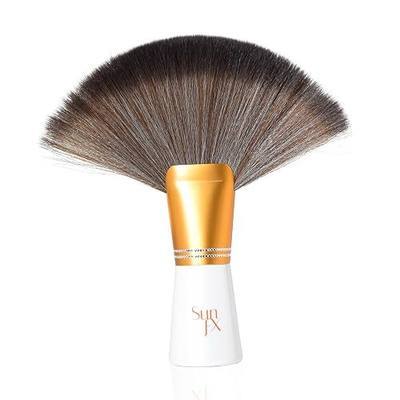 SunFX Finishing Powder Brush | Large Professional Fan Brush for Salon Use | Perfect For Spray Tan Powder | White | For Salon Use, For Spray Tan Powder, Large Fan Brush, Finishing Powder Brush, Professional Salon Tool