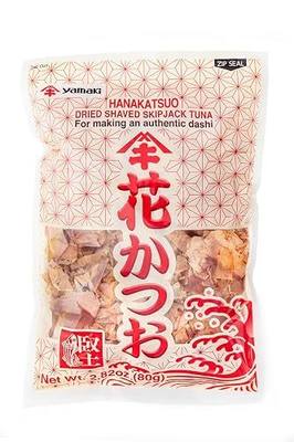 Yamaki Bonito Flakes "Hana-Katsuo" 2.82 oz | Premium Katsuobushi (鰹節) Dried Bonito Flakes, Authentic Japanese Cooking Ingredient, Made in Japan